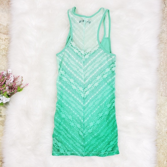 SOLD-AEO Tank Top Lace Back Size XS - Picture 7 of 8